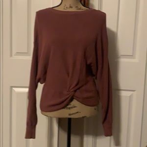 Express blush colored sweater